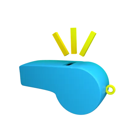 Sport Whistle  3D Icon
