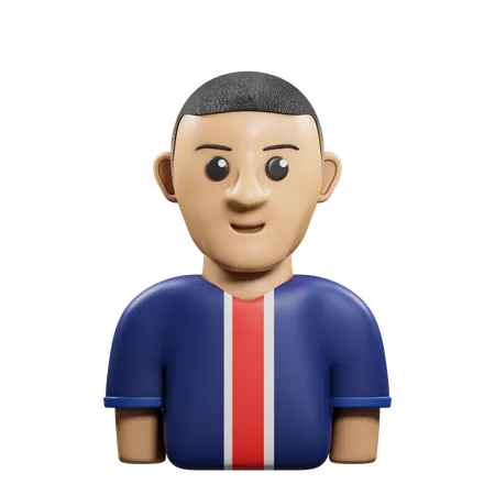 Homme sportif  3D Icon