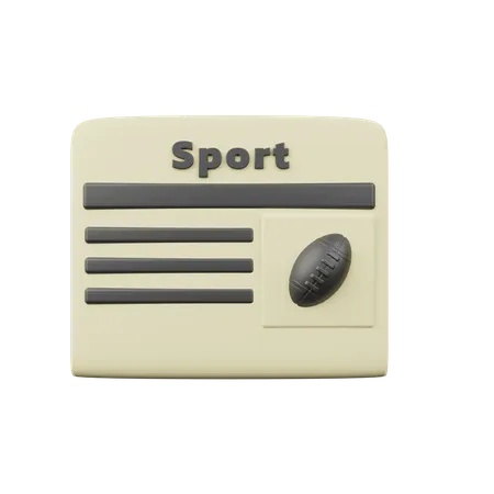 Sport Nachrichten  3D Icon