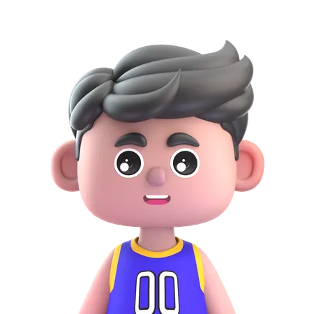 Sports Boy  3D Icon