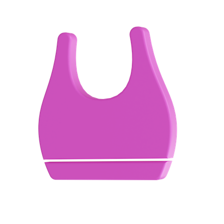 Sports Bra  3D Icon