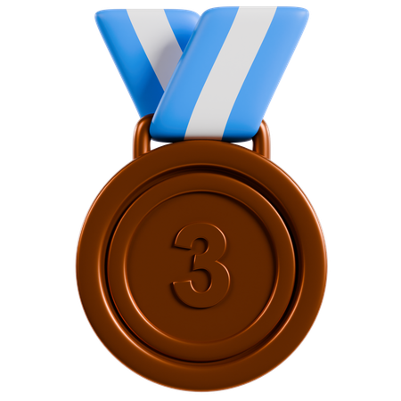 Sports Bronze Medal  3D Icon