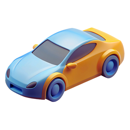 Sports Car  3D Icon