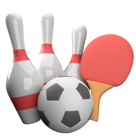 Sports Equipment  3D Icon