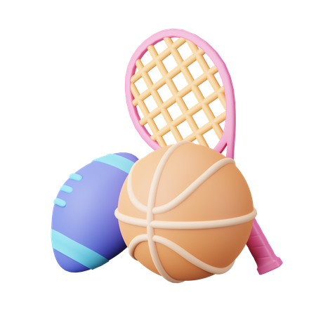 Sports equipment  3D Icon