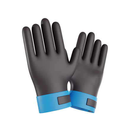 Sports Gloves  3D Icon