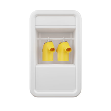 Sports Lockers  3D Icon