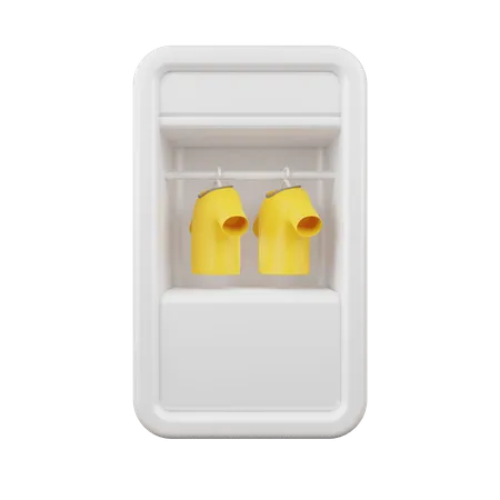 Sports Lockers  3D Icon