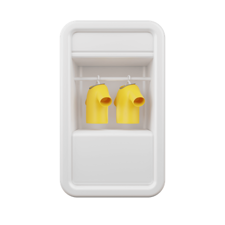 Sports Lockers  3D Icon