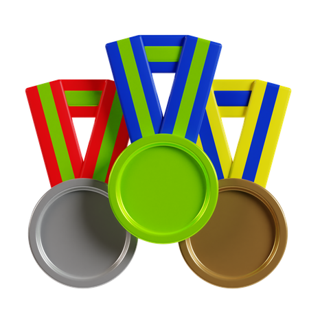 Sports Medal  3D Icon