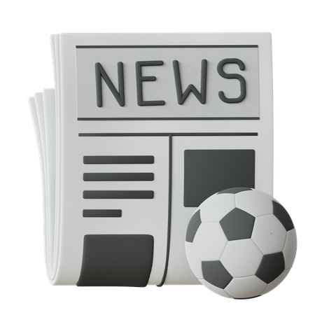 Sports News  3D Icon