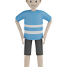 3d sport avatar illustration