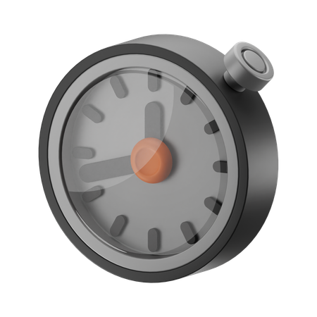 Sports Stopwatch  3D Icon