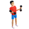 sportsman emoji 3d