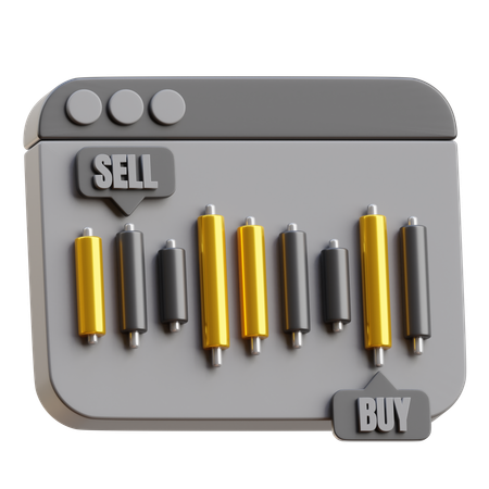 Spot Trading  3D Icon