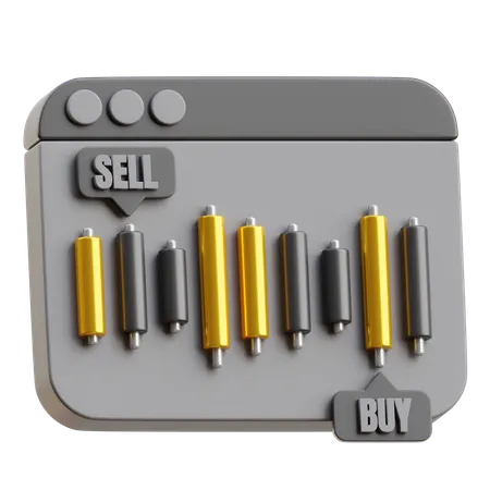 Spot Trading  3D Icon