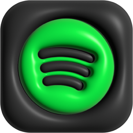 Spotify  3D Icon