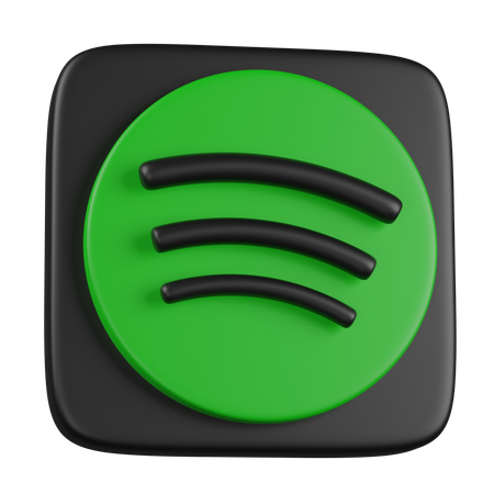 Spotify  3D Icon