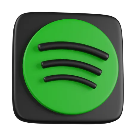 Spotify  3D Icon