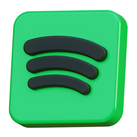 Spotify  3D Icon