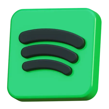 Spotify  3D Icon