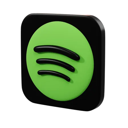 Spotify  3D Icon