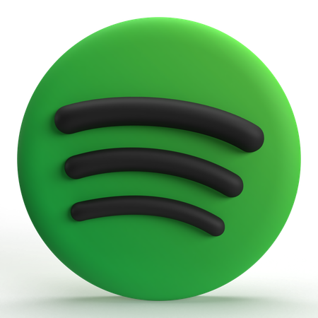 Spotify  3D Icon