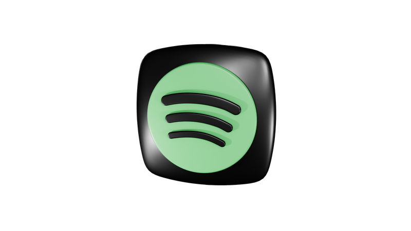 Spotify  3D Icon