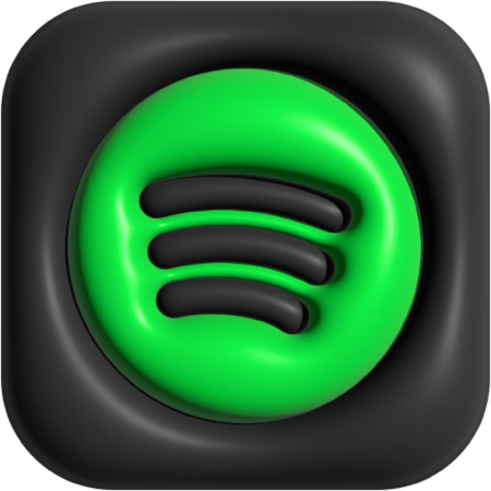 Spotify  3D Icon