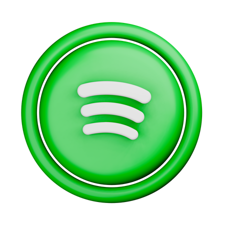 Spotify ロゴ  3D Icon