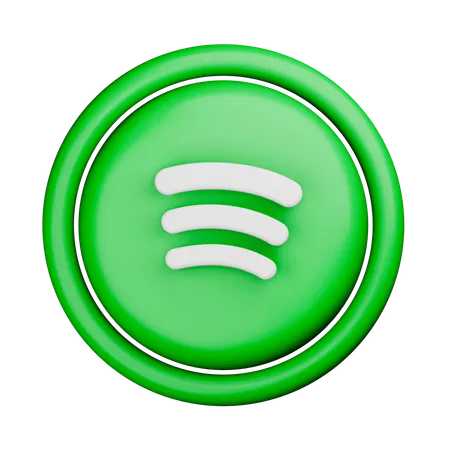 Spotify Logo  3D Icon