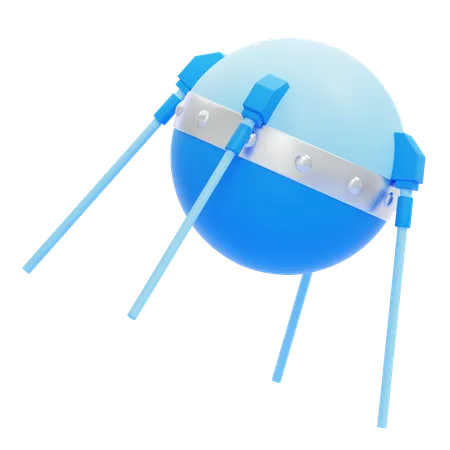 Spoutnik  3D Icon