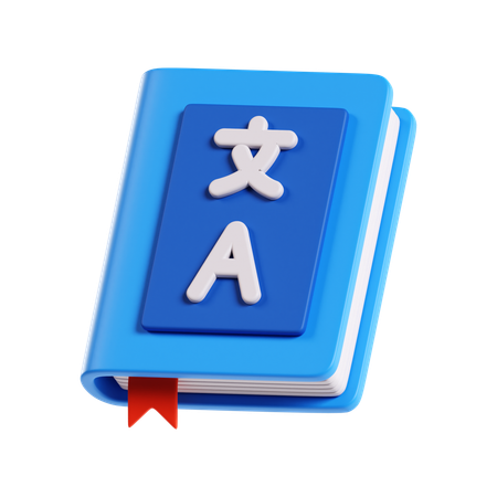 Sprachbuch  3D Icon