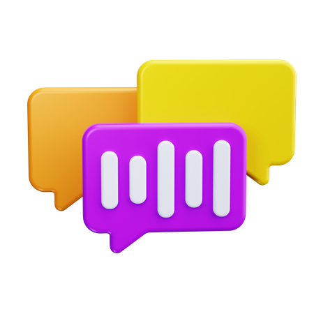 Sprachchat  3D Icon