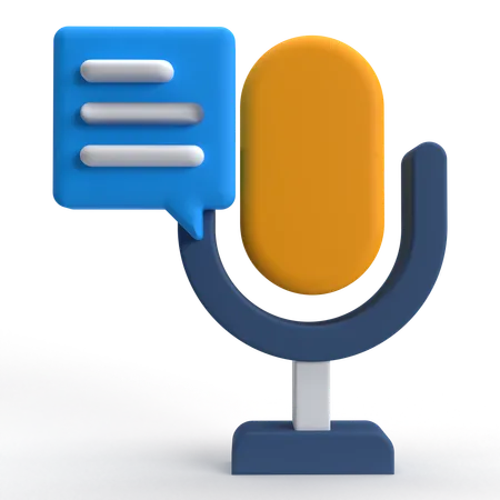 Sprachchat  3D Icon