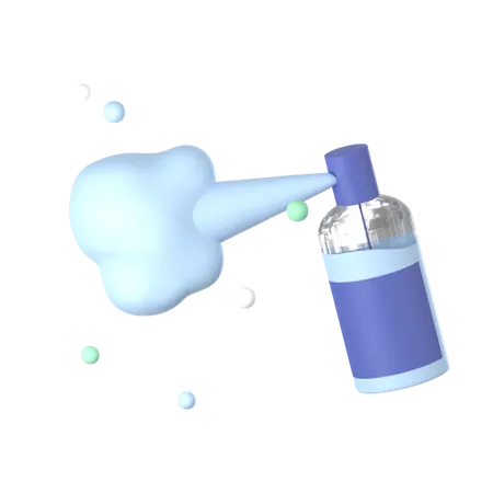 Spray 3D Illustration