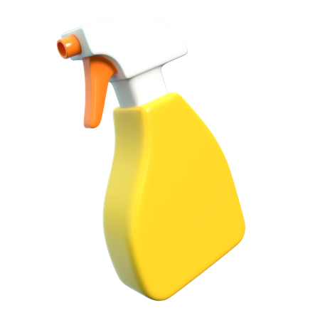 Spray Bottle Cleaner  3D Icon