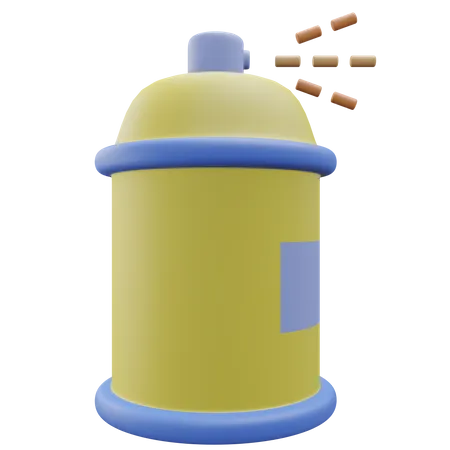 Spray Can Graphic Design 3 D Icon Illustration With Transparent Background 3D Icon