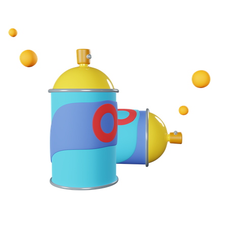 Spray Color  3D Icon