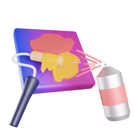 Spray Color 3D Icon