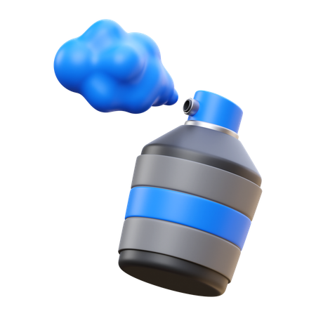 Spray colorido  3D Icon