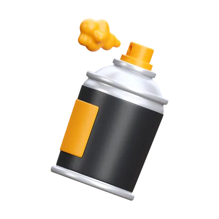 Spray colorido  3D Icon