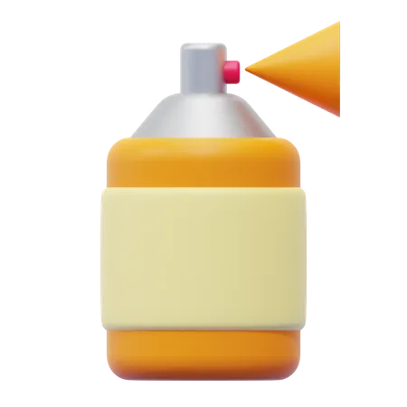 Spray colorido  3D Icon