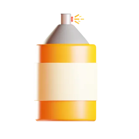 Spray colorido  3D Icon