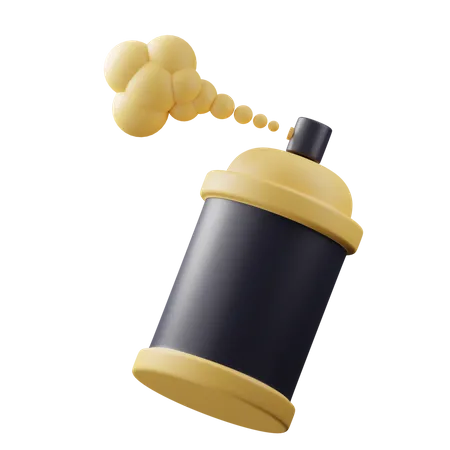 Spray Paint Bottle  3D Illustration