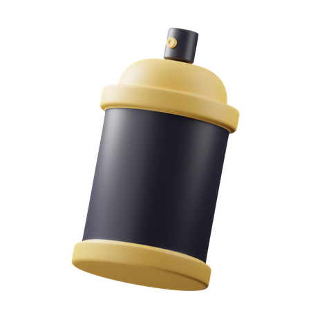 Spray Paint Bottle  3D Illustration