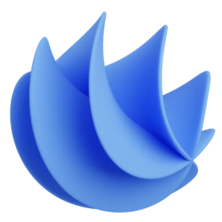 Spread wave  3D Icon