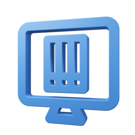 Spreadsheet  3D Icon