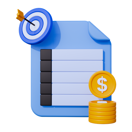 Spreadsheet  3D Icon