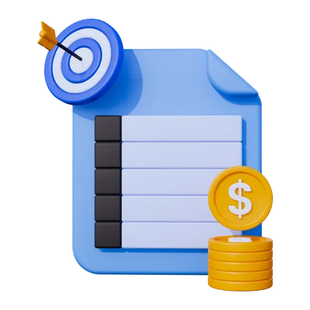 Spreadsheet  3D Icon